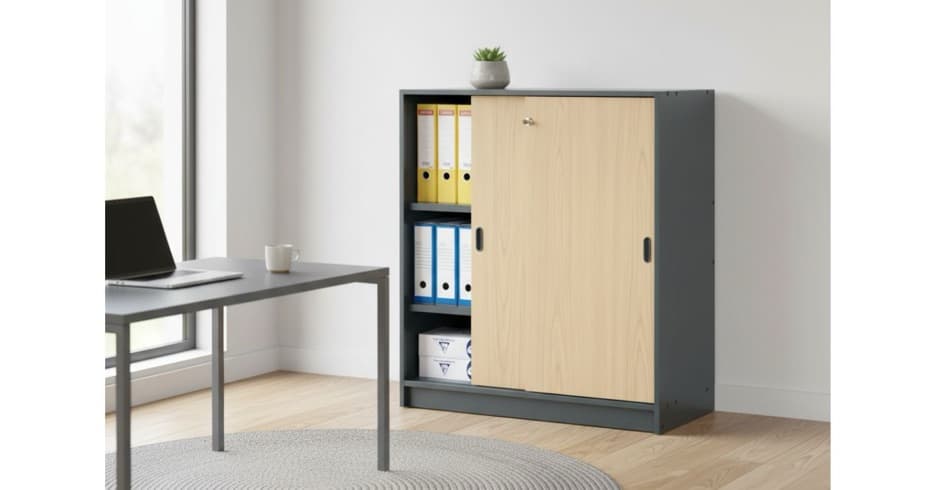 Caisson de bureau - Photo après transformation avec Piktor