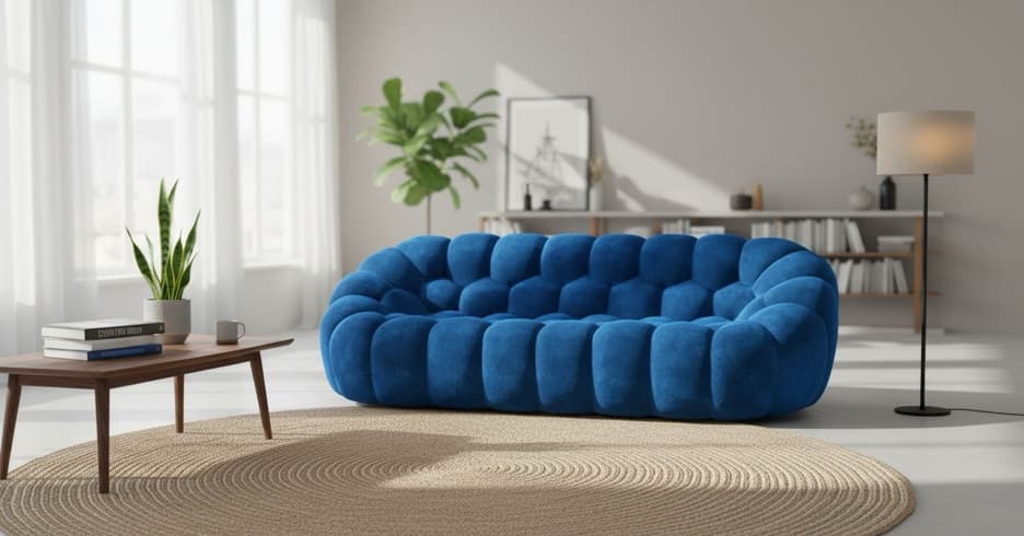 Canapé moderne - Photo après transformation avec Piktor